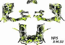 Наклейки №5 на Квадроцикл (комплект наклеек) AODES