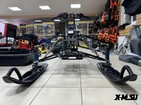 Лыжный модуль IKUDZO TERRAIN (600 гусеница, усилен, пласт.лыжи, с подогревом ручек)