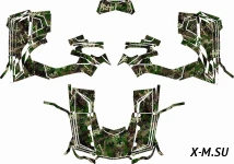 Наклейки №3 на Квадроцикл (комплект наклеек) AODES