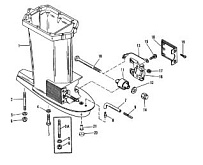 Корпус ведущего вала 2-Х ТАКТНОГО ПЛМ MERCURY 55 Серийный номер от 9741042 до 9885344