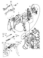 Электрические компоненты 4-Х ТАКТНОГО ПЛМ MERCURY 115 Серийный номер от 1B227000 до 1B366822