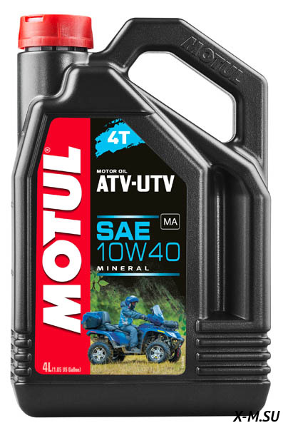 Масло моторное 10w40 мин. 4Т ATV-UTV 4л Масло моторное 10w40 мин. 4Т ATV-UTV 4л