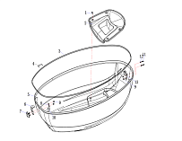 Колпак 4-Х ТАКТНОГО ПЛМ PARSUN F30A FWL