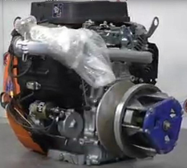 Двигатель LIFAN 29 л.с. 2V80FD с катушкой освещения РУЧ+ЭЛЕК 2 карб. + ВАРИ. +КОЛ. 12В 20А 240Вт