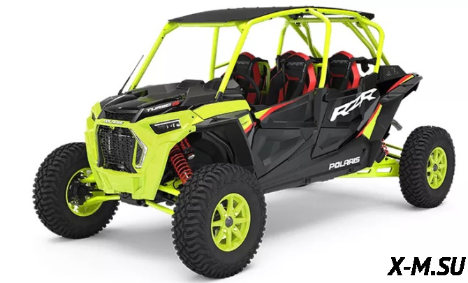 Мотовездеход POLARIS RZR 72 XP 4 Turbo S - Lifted Lime (US spec) (2021)